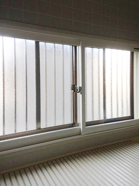 浴室にエコ内窓プラマードＵ　那須塩原市Y様邸(2014.12.15)