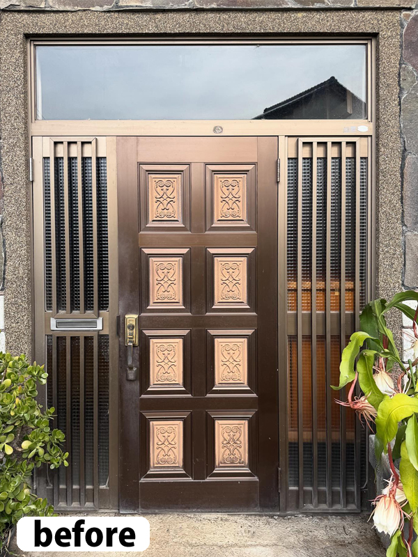 玄関ドアリフォーム工事｜玄関リフォーム｜那須塩原市K様邸　(2025.10.15)